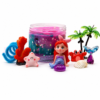 Mermaid Playdough Sensory Kit - Classic Jar