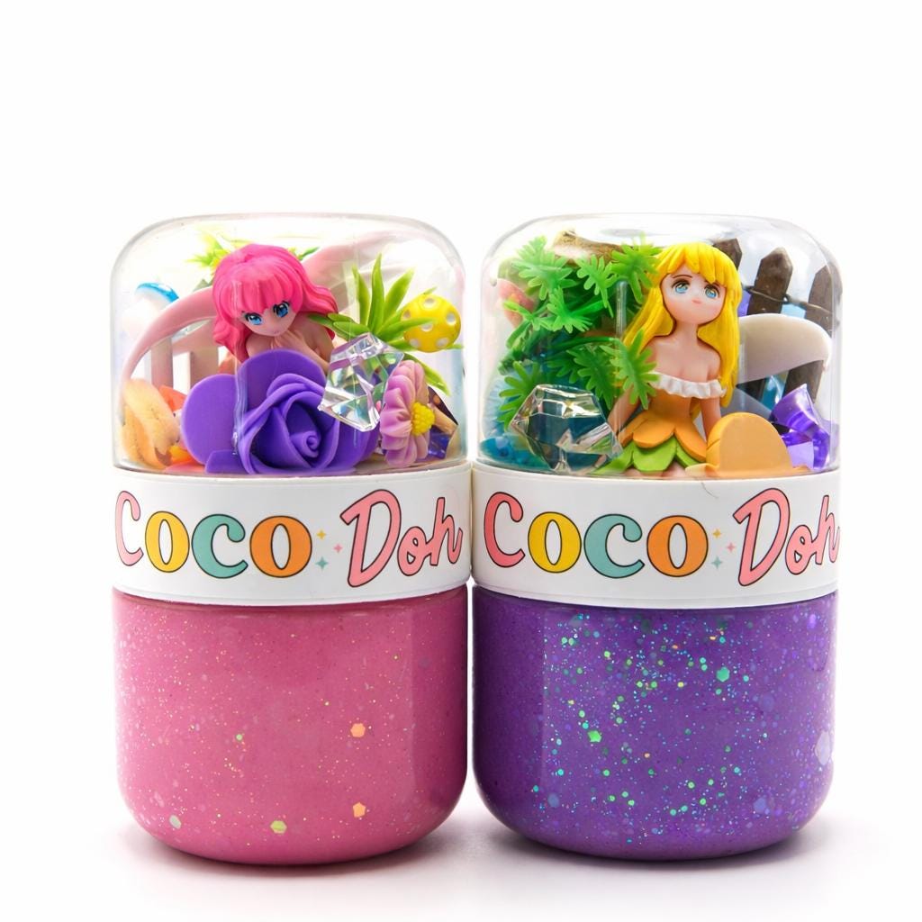 Fairy Garden Playdough Sensory Kit – Classic Jar