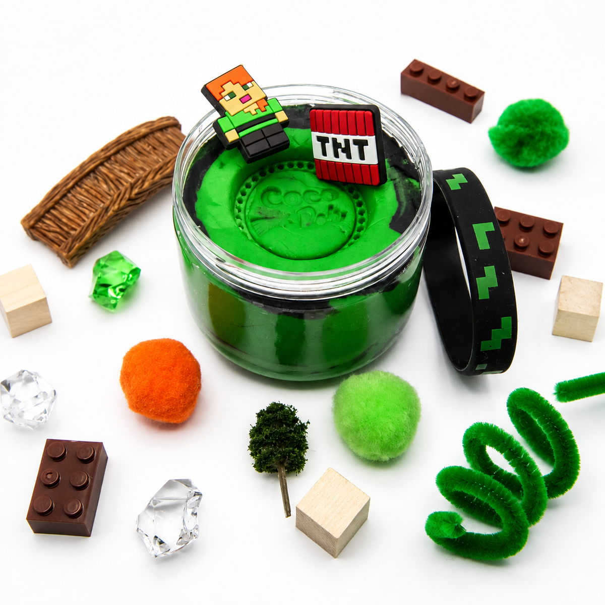 Minecraft Playdough Sensory Kit - Classic Jar
