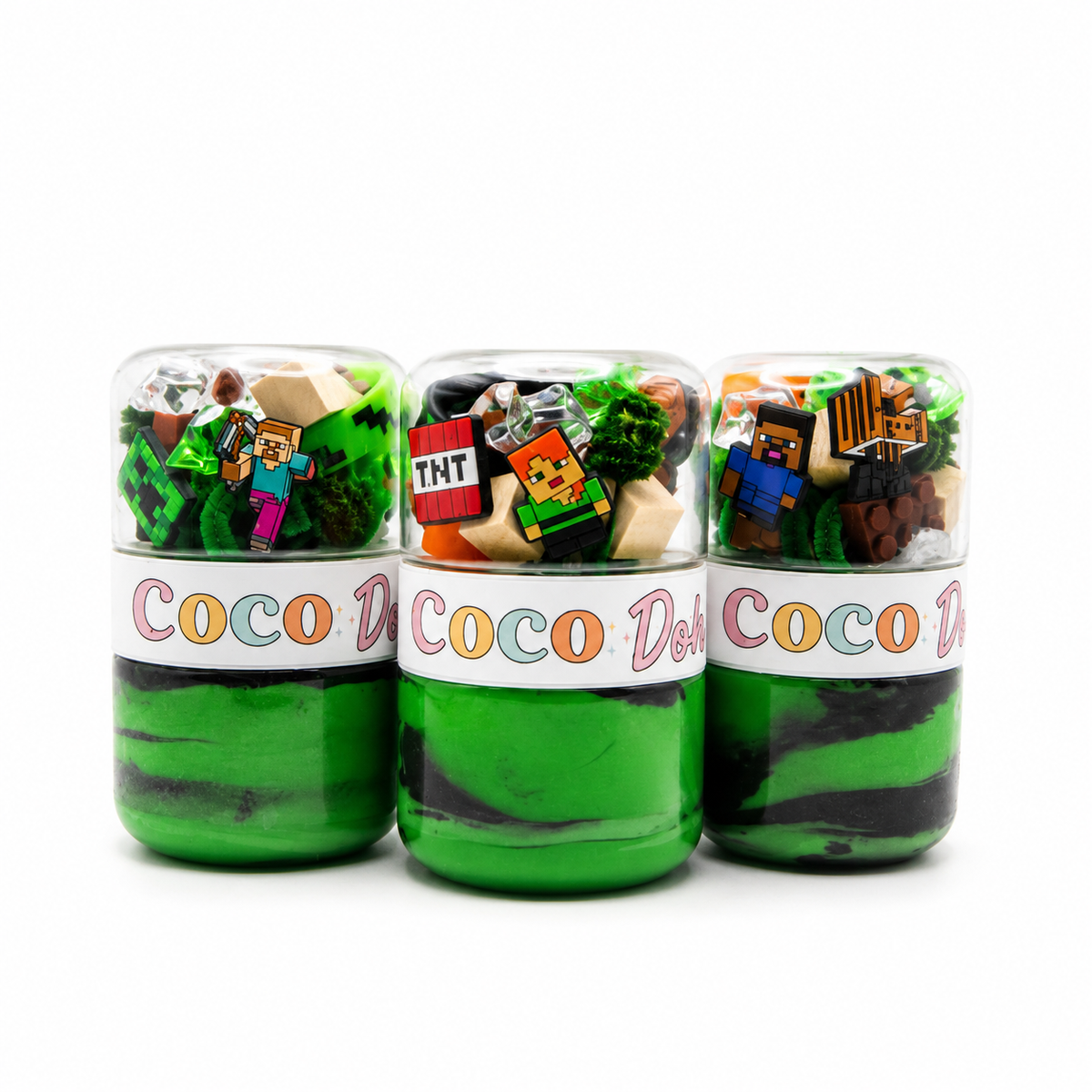 Minecraft Playdough Sensory Kit - Classic Jar