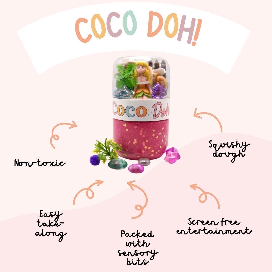 Fairy Garden Playdough Sensory Kit – Classic Jar