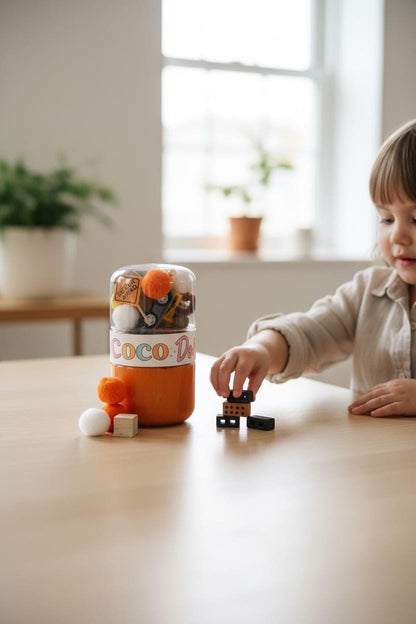 Construction Playdough Sensory Kit - Classic Jar