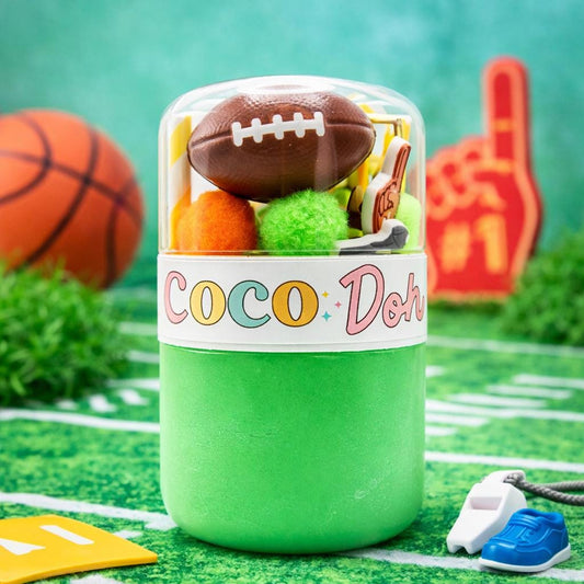 Football Playdough Sensory Kit - Classic Jar
