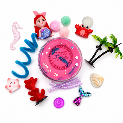 Mermaid Playdough Sensory Kit - Classic Jar