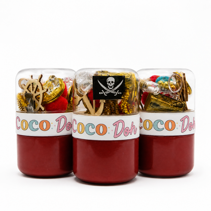 Pirate Playdough Sensory Kit - Classic Jar