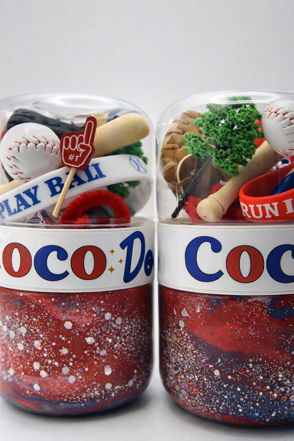 Baseball Playdough Sensory Kit - Classic Jar