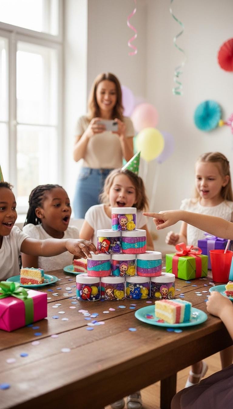 K-Pop Inspired Monster Hero Party Favor | Sensory Playdough Jars | Kpop Birthday, Customizable