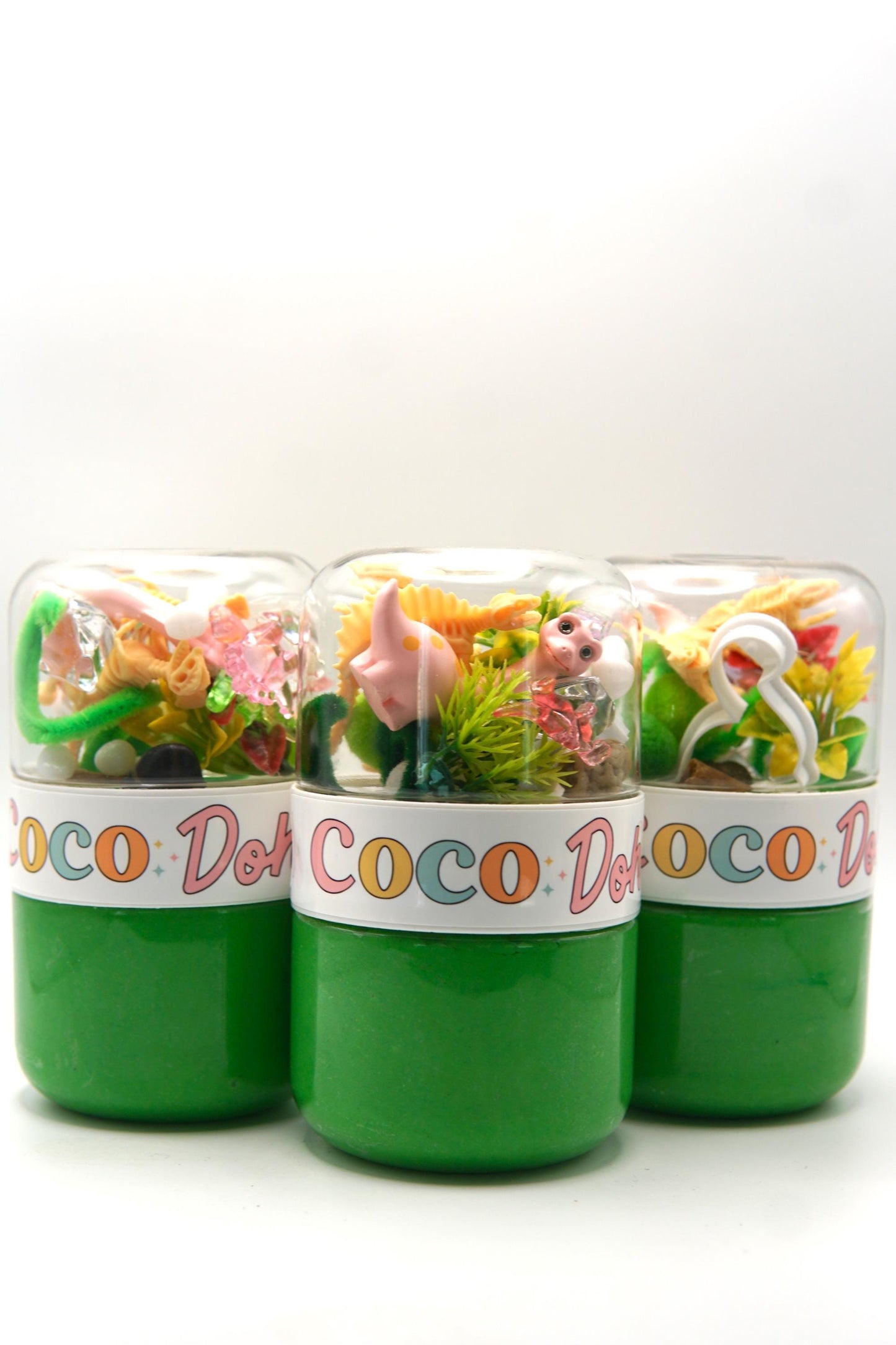 Dinosaur Playdough Sensory Kit - Classic Jar